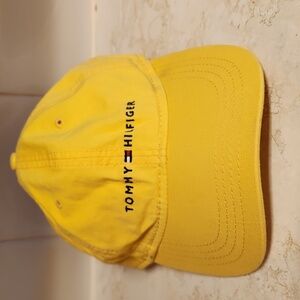 Tommy Hilfiger Yellow Spellout Logo Adjustable Hat
